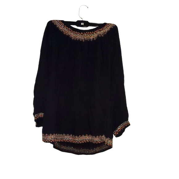 Lucky Brand Embroidery Top Size M - Picture 2 of 6